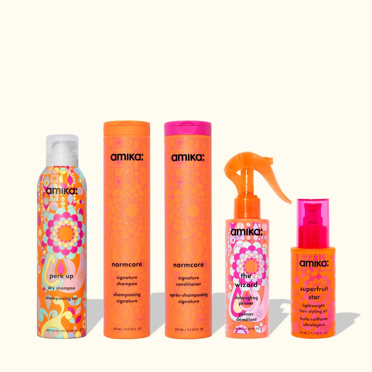 strand superheroes routine set normcore shampoo, conditioner + superfruit star + perk up + wizard Main image