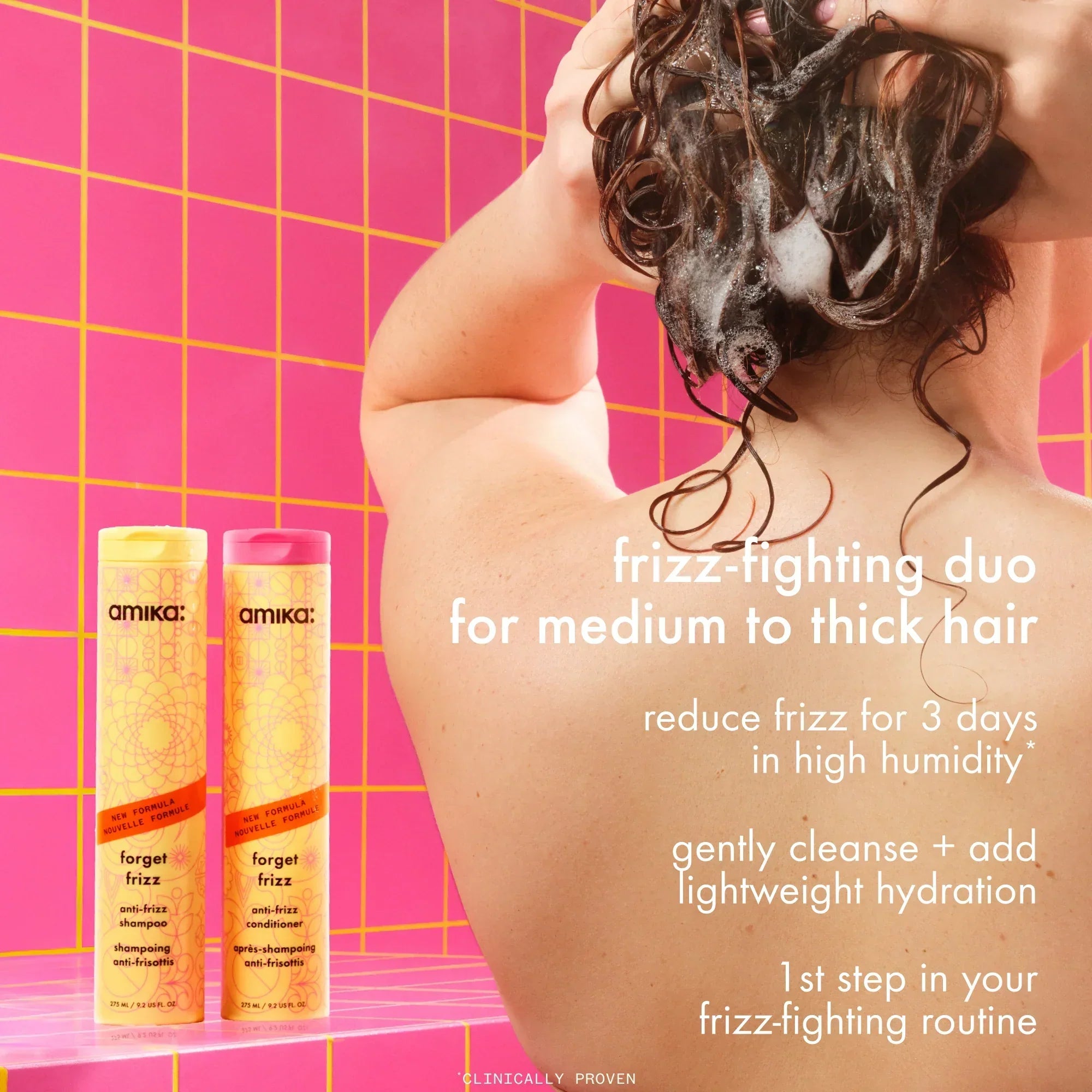 super-sized frizz fighters set anti-frizz shampoo, conditioner + treatment Secondary image