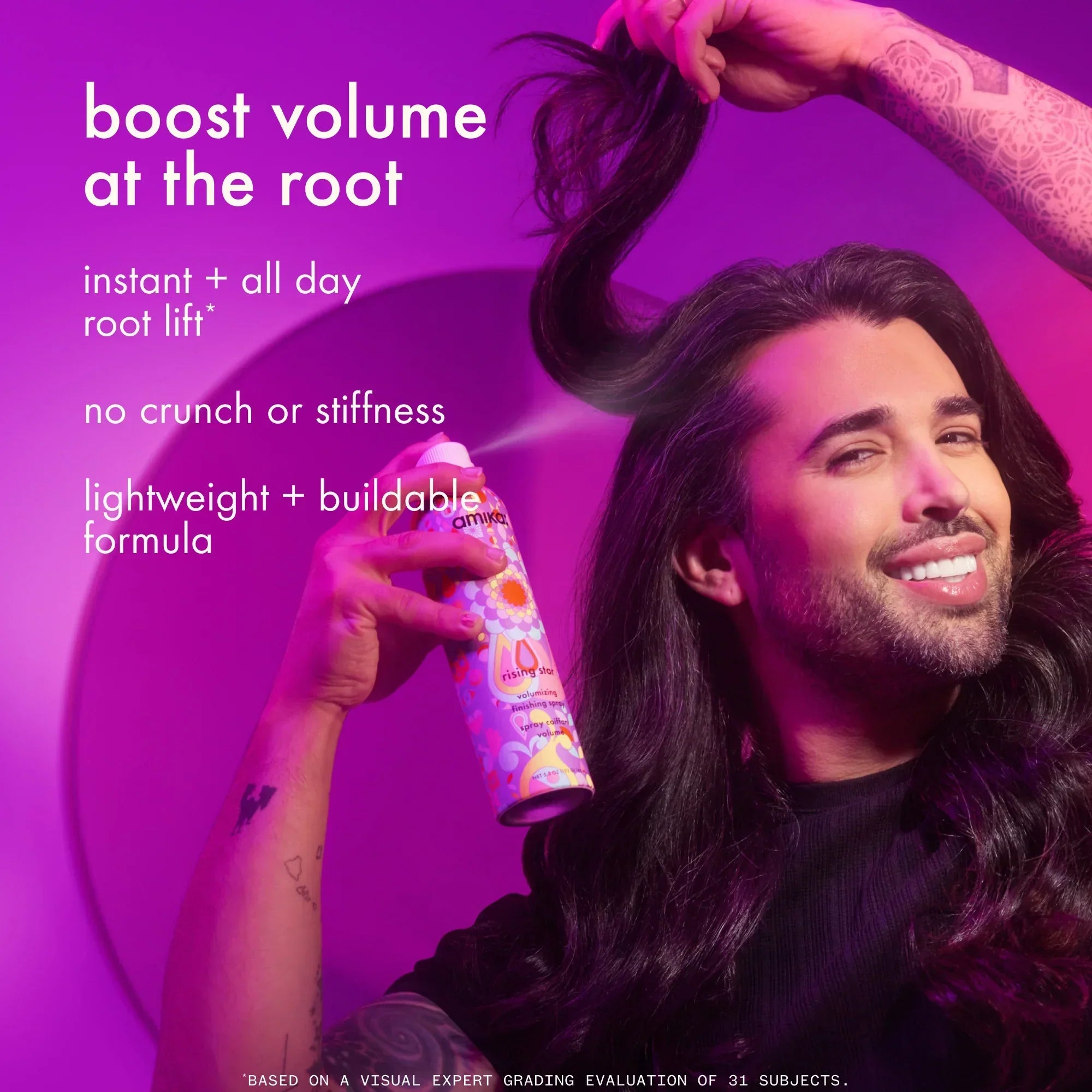 rising star volumizing finishing spray - 5.3 oz / 185 ml Secondary image