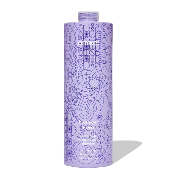 bust your brass cool blonde strength repair shampoo - 9.2 oz / 275 ml