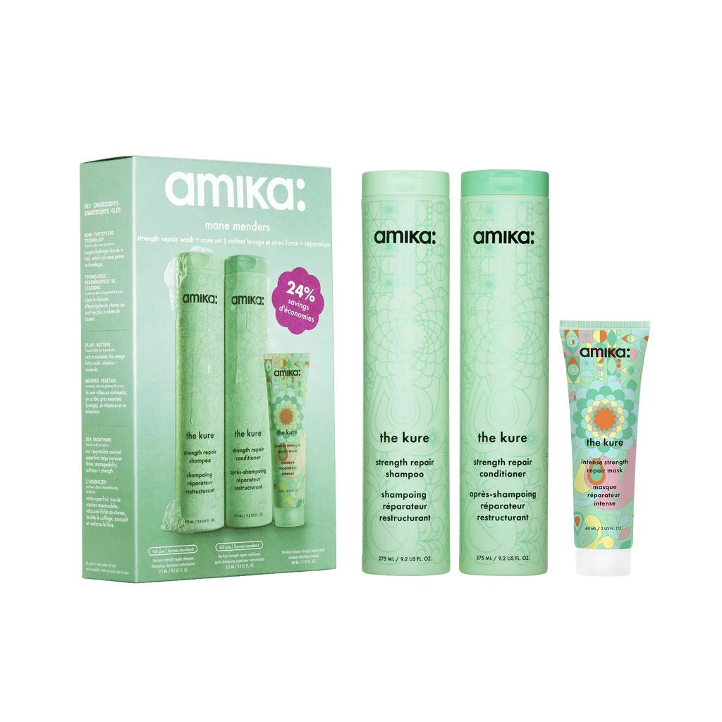 mane menders strength repair wash + care set